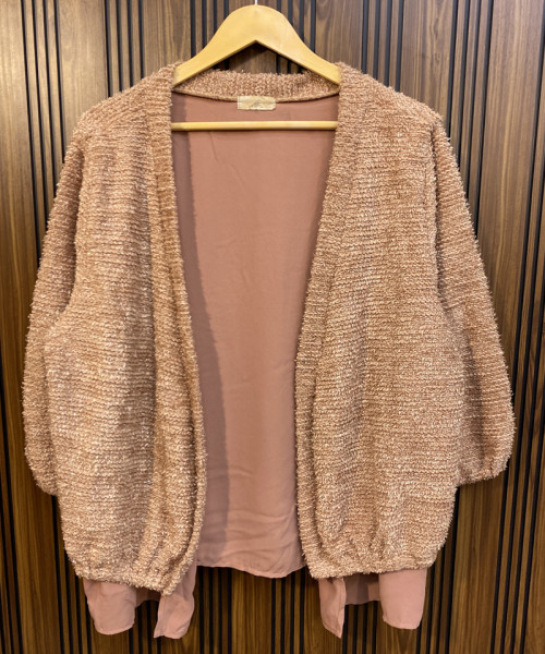 Brown Fur Shrug