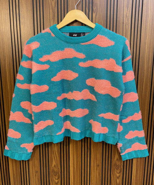 Round  Neck Winter Knitted Pullover
