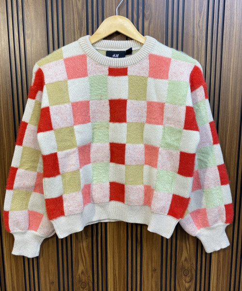 Multi Print Knit Pullover