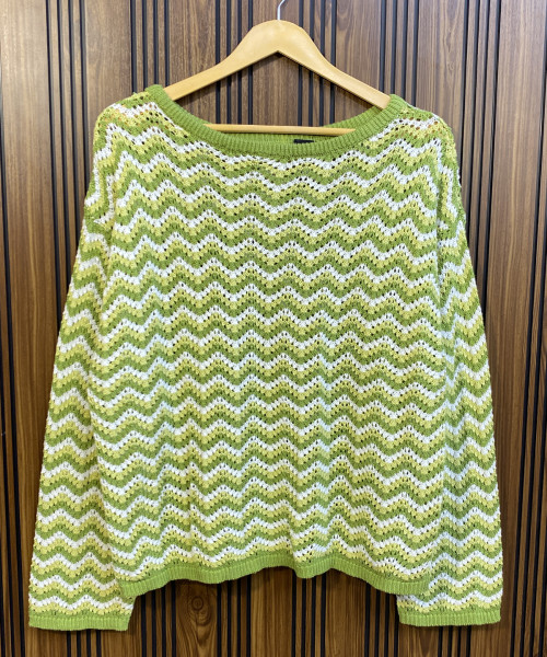 Green Knitted Pullover