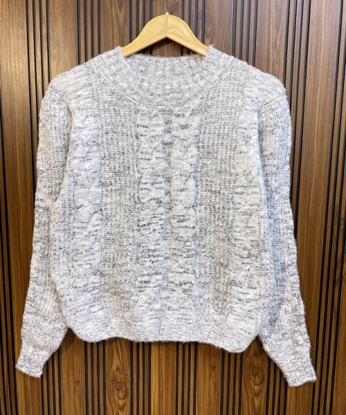 Off White Winter Knitted Pullover