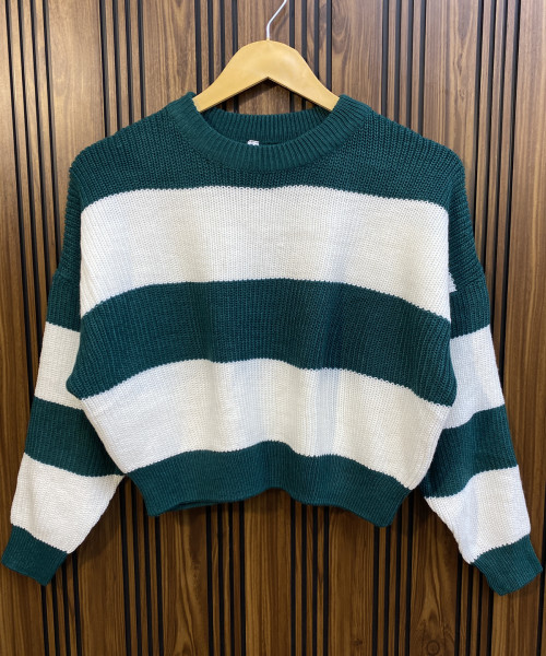 Round Neck  Knit Pullover