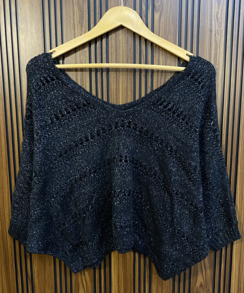 Black  Pre Winter Knit Top