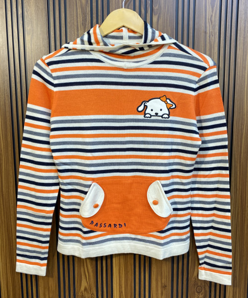 Orange With White Winter  Hoodies