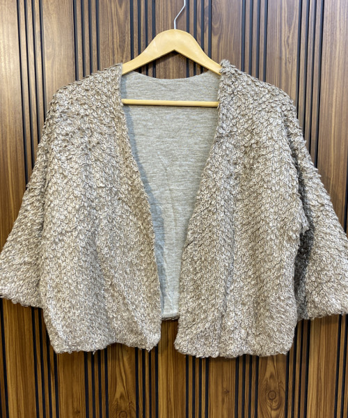 Light Brown Winter Shrug