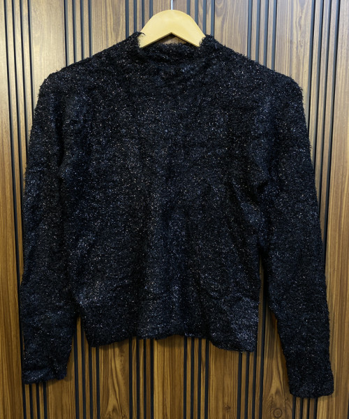 Black Pre Winter Fur Pullover