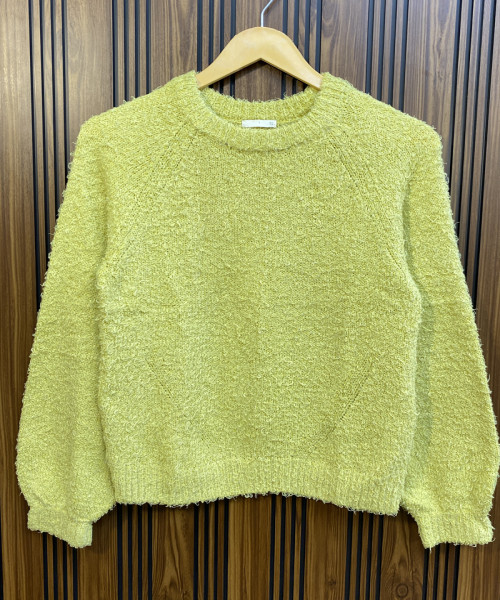 Lemon Colour Winter Pullover