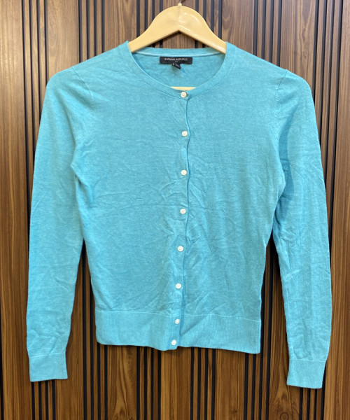 Sky Blue Winter Cardigan